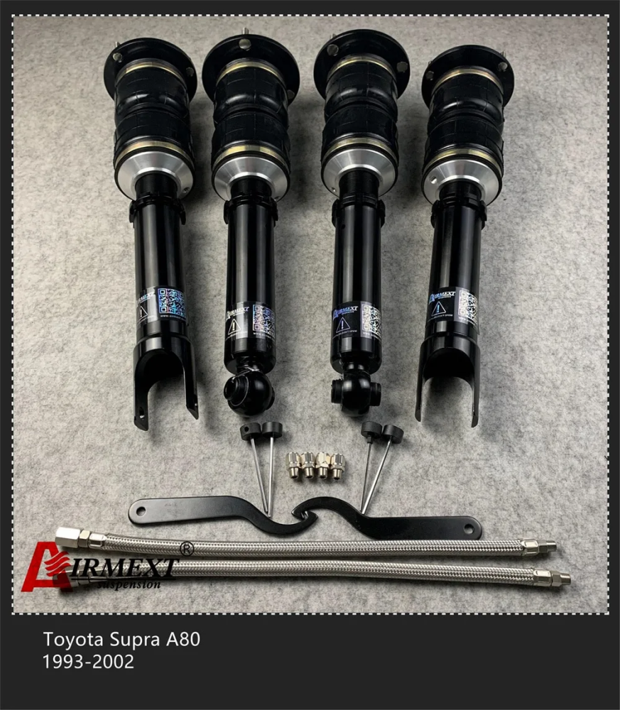 Toyota Supra A80 (1993-2002) مساعدات هوائية موديل T طقم كامل + أنظمة التحكم بالهواء