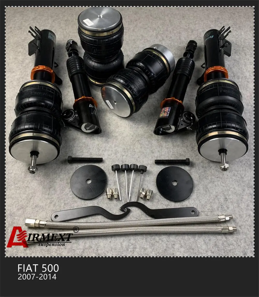 Fiat 500 / Panda / EcoBasic / Ford Ka Mk2 مساعدات هوائية موديل T طقم كامل + أنظمة التحكم بالهواء