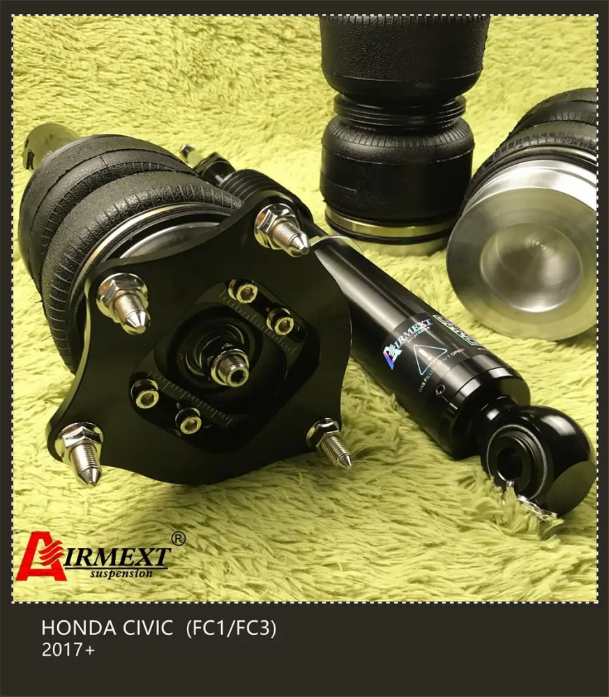 Honda Civic SI FC1/FC3 10th Gen (2017+) مساعدات هوائية موديل T طقم كامل + أنظمة التحكم بالهواء