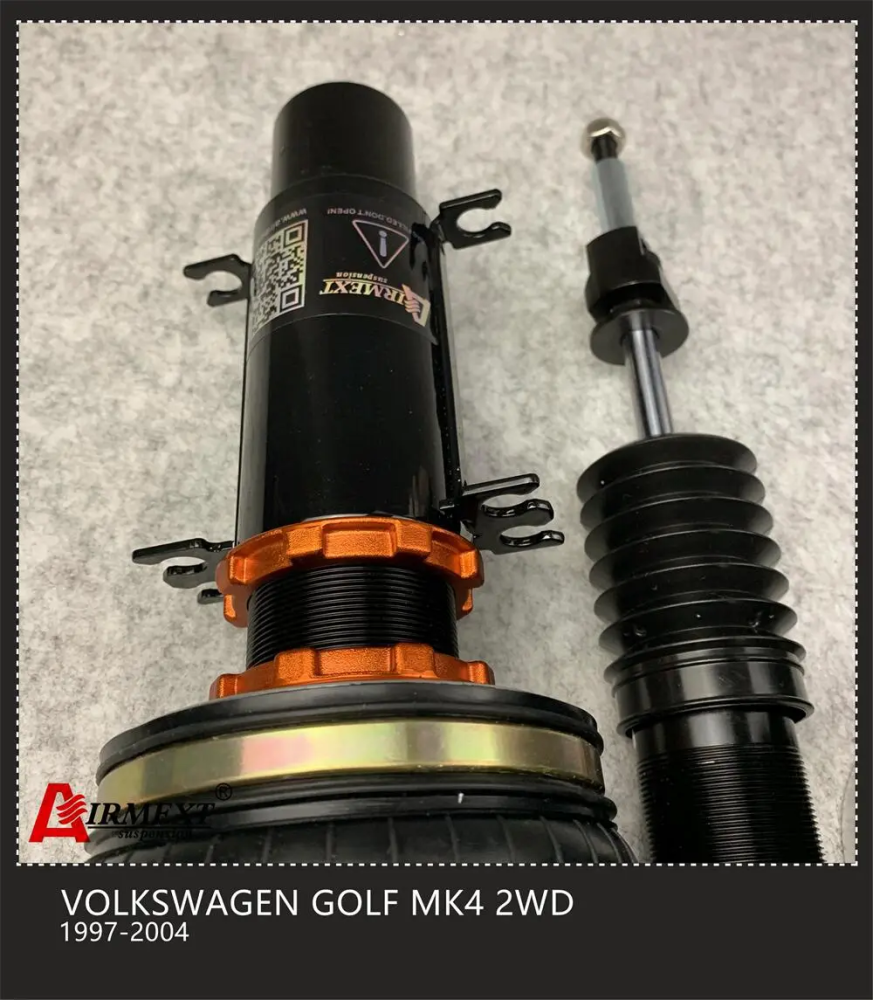 Volkswagen Golf MK4 2WD (1997-2004) مساعدات هوائية موديل T طقم كامل + أنظمة التحكم بالهواء