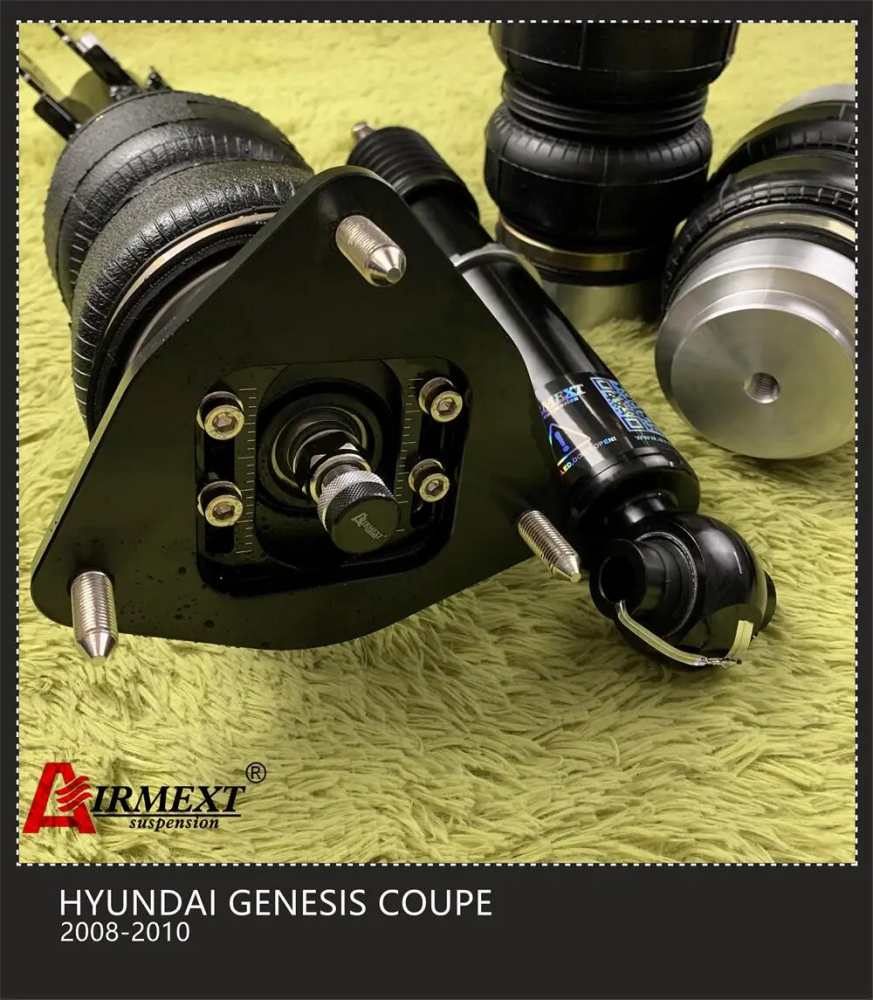 Hyundai Genesis Coupe (2008-2010) مساعدات هوائية موديل T طقم كامل + أنظمة التحكم بالهواء