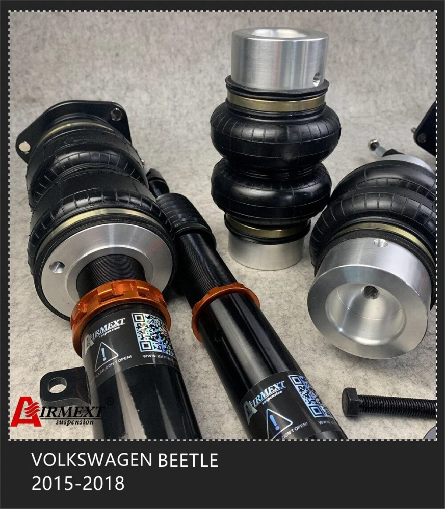 Volkswagen Beetle (2015-2018) مساعدات هوائية موديل T طقم كامل + أنظمة التحكم بالهواء