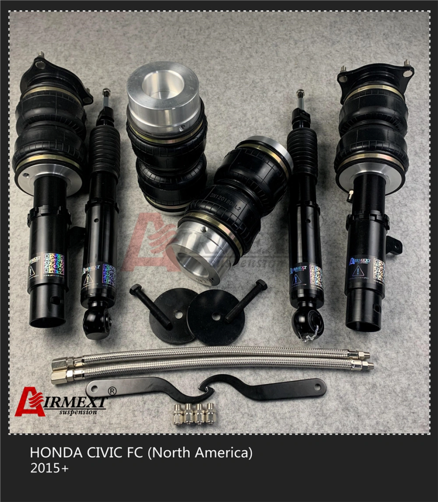 Honda Civic FC 10th Gen (2015+) مساعدات هوائية موديل T طقم كامل + أنظمة التحكم بالهواء