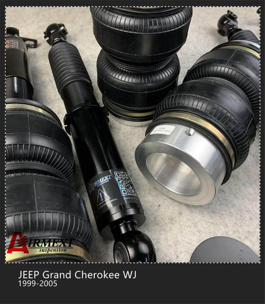 Jeep Grand Cherokee WJ (1999-2005) مساعدات هوائية موديل T طقم كامل + أنظمة التحكم بالهواء