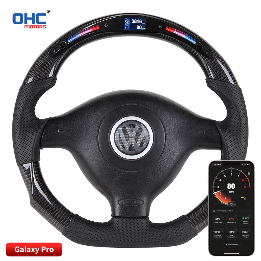 Volkswagen Golf MK4 / Bora / Jetta MK4 / Passat B5 (1999+) دركسون LED كاربون فايبر قابل للتخصيص (تفصيل)