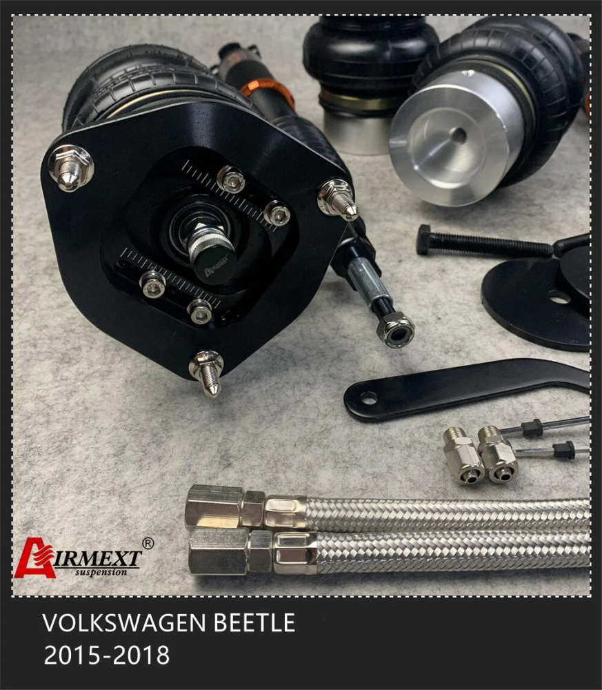 Volkswagen Beetle (2015-2018) مساعدات هوائية موديل T طقم كامل + أنظمة التحكم بالهواء