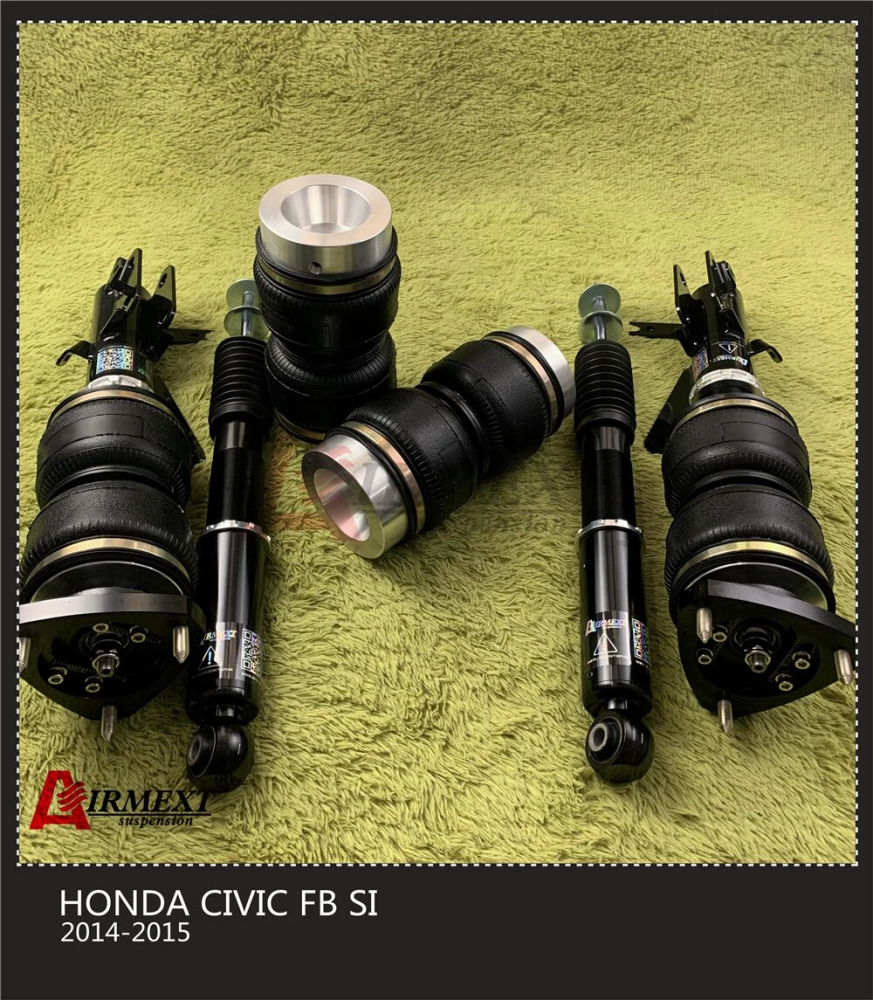 Honda Civic FB SI 9th Gen (2014-2015) مساعدات هوائية موديل T طقم كامل + أنظمة التحكم بالهواء