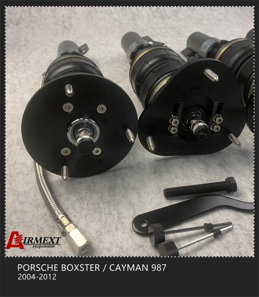 Porsche Boxster / Cayman 987 (2004-2012) Air Suspension T Series Full Kit + Air Management System