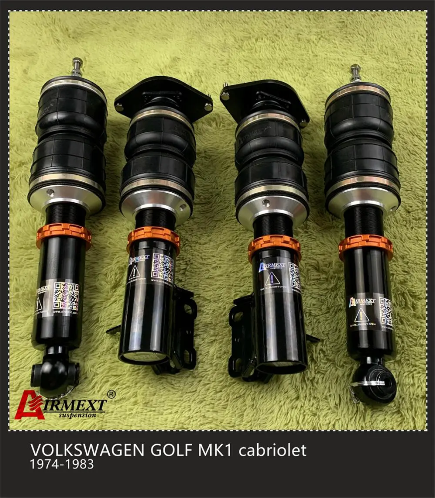 Volkswagen Golf Mk1 Cabriolet (1974-1983) مساعدات هوائية موديل T طقم كامل + أنظمة التحكم بالهواء