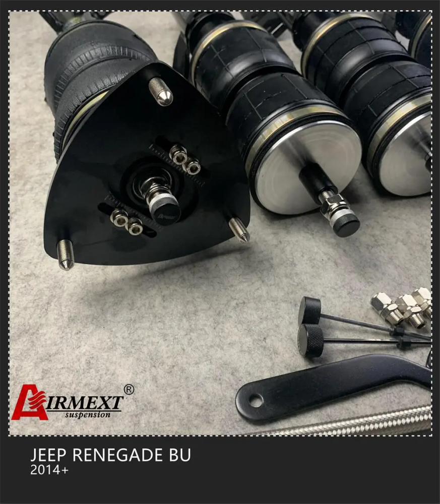 Jeep Ranegade BU (2014+) مساعدات هوائية موديل T طقم كامل + أنظمة التحكم بالهواء
