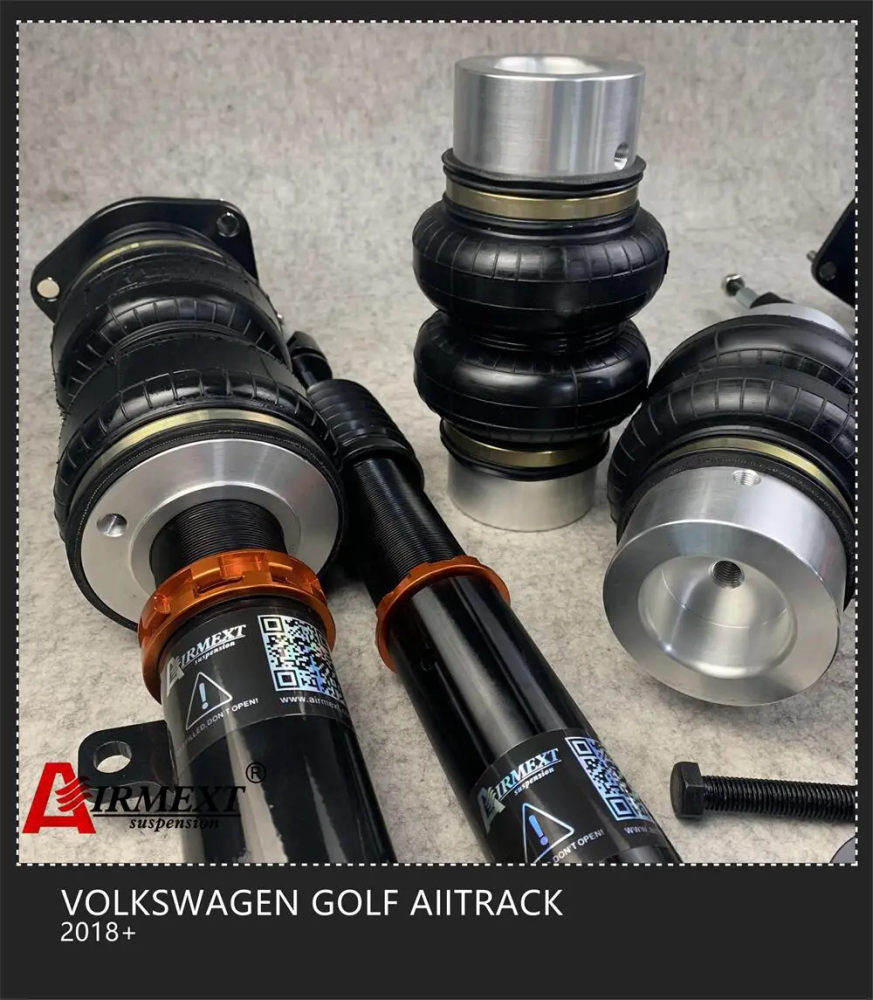 Volkswagen Golf MK7.5 AIITrack (2018+) مساعدات هوائية موديل T طقم كامل + أنظمة التحكم بالهواء