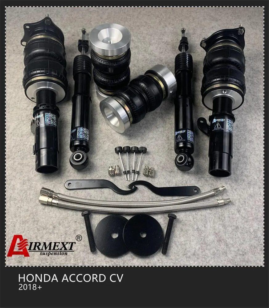 Honda Accord CV 10th Gen (2017+) مساعدات هوائية موديل T طقم كامل + أنظمة التحكم بالهواء