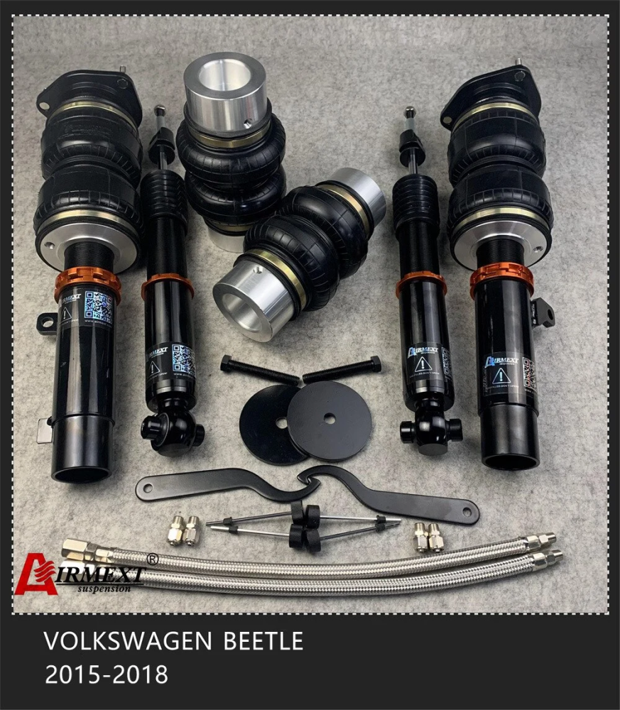 Volkswagen Beetle (2015-2018) مساعدات هوائية موديل T طقم كامل + أنظمة التحكم بالهواء