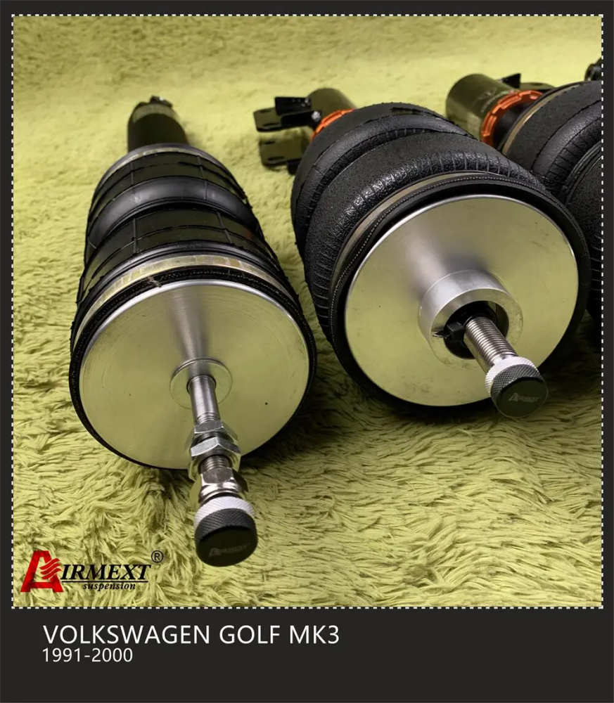Volkswagen Golf MK3 (1991-2000) مساعدات هوائية موديل T طقم كامل + أنظمة التحكم بالهواء