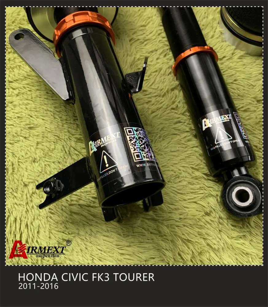 Honda Civic FK3 Tourer (2011-2016) مساعدات هوائية موديل T طقم كامل + أنظمة التحكم بالهواء