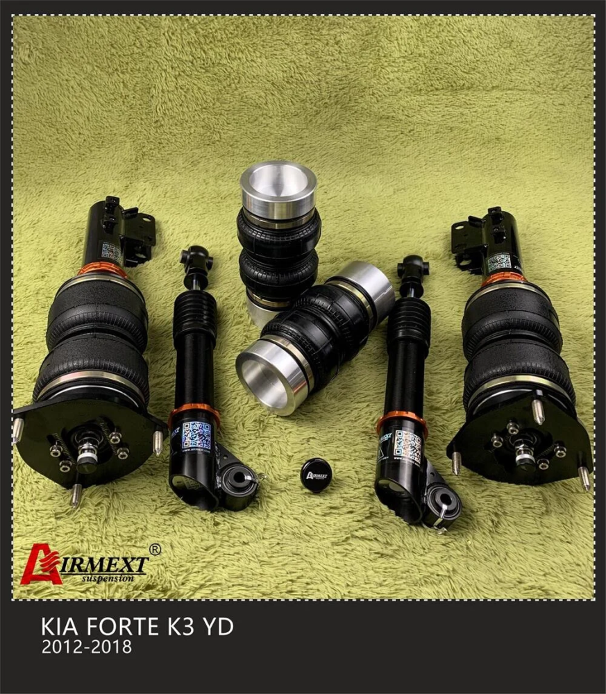 Kia Forte K3 YD (2012-2018) مساعدات هوائية موديل T طقم كامل + أنظمة التحكم بالهواء
