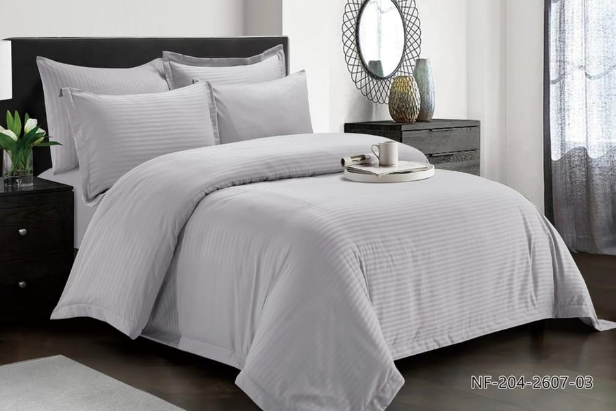 Single and a half bedspread set without padding (4 pieces)