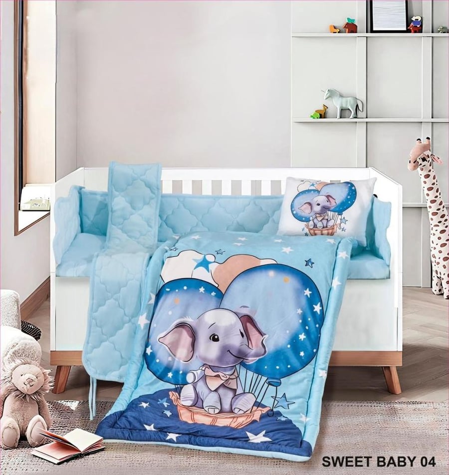 Children's velvet bedspread barriers (5 pieces)