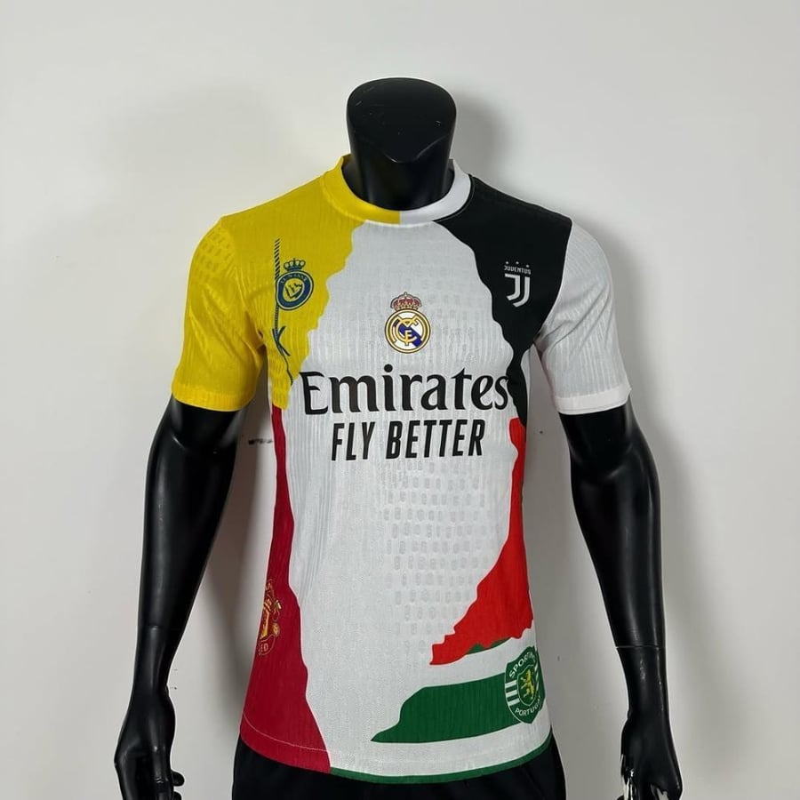 تيشيرت كريستيانو رونالدو 2026 بتصميم جميع الاندية الي لعب لها CR7