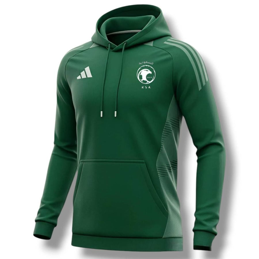 بلوفر المنتخب السعودي الاخضر الجديد 2026 إصدار الشتاء الرسمي