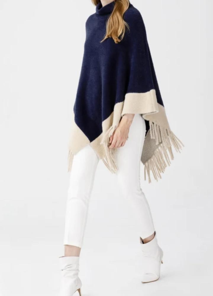 شال لون أسود مع طرف أبيض  فرو أرنب طبيعي مع صوف كشميري وتركي       natural rabbit fur scarf with Turkish and Kashmiri wool/