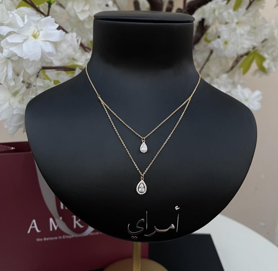 هدية سلسال انيق وورد للرياض فقط
