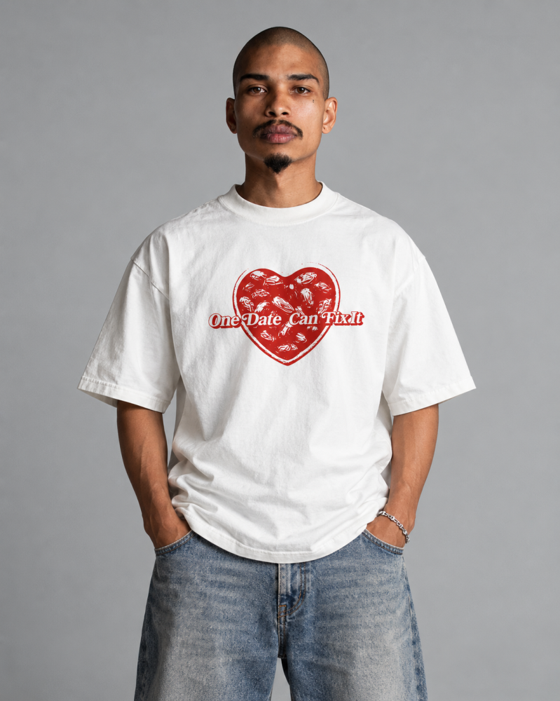 date cotton T-shirt