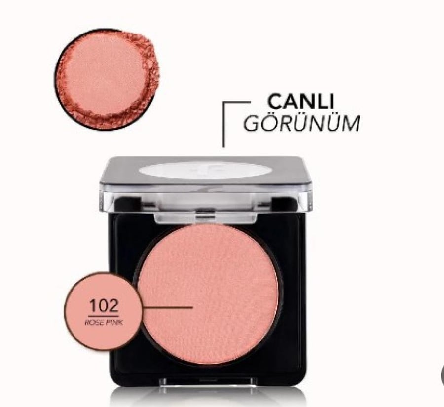 Red blush 102 Rose Pink from Flormar 5 grams