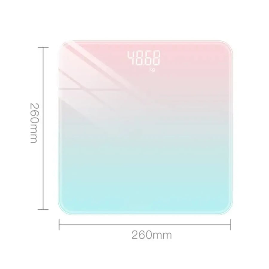ميزان وزن جسم ذكي زجاجي LCD