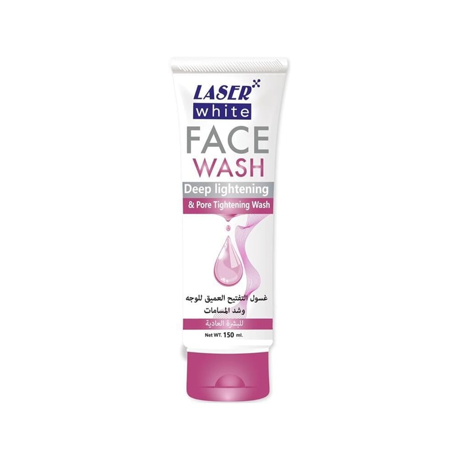 ليزر وايت غسول الوجه 150 مل للبشرة العادية LASER WHITE FACE WASH 150 ML NORMAL SKIN -2353
