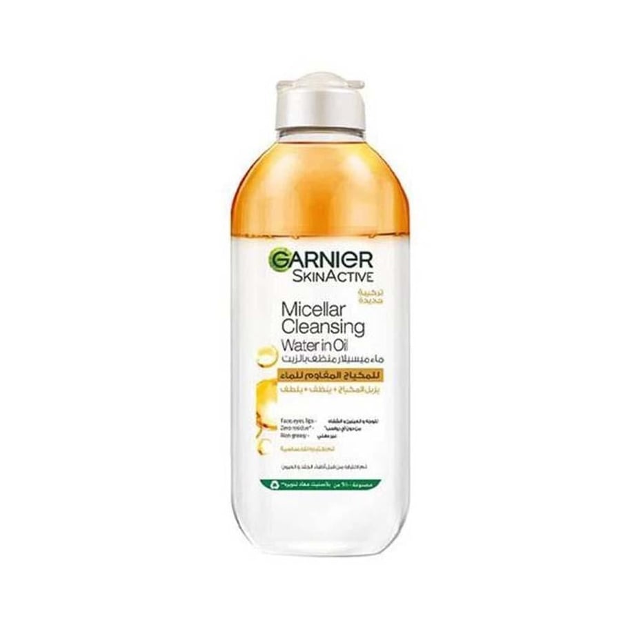 غارنيه ماء ميسلار منظف غني بالزيت 400مل 7694 GARNIER SKIN ACTIVE MICELLAR CLEANSING WATER IN OIL 400ML(7694)