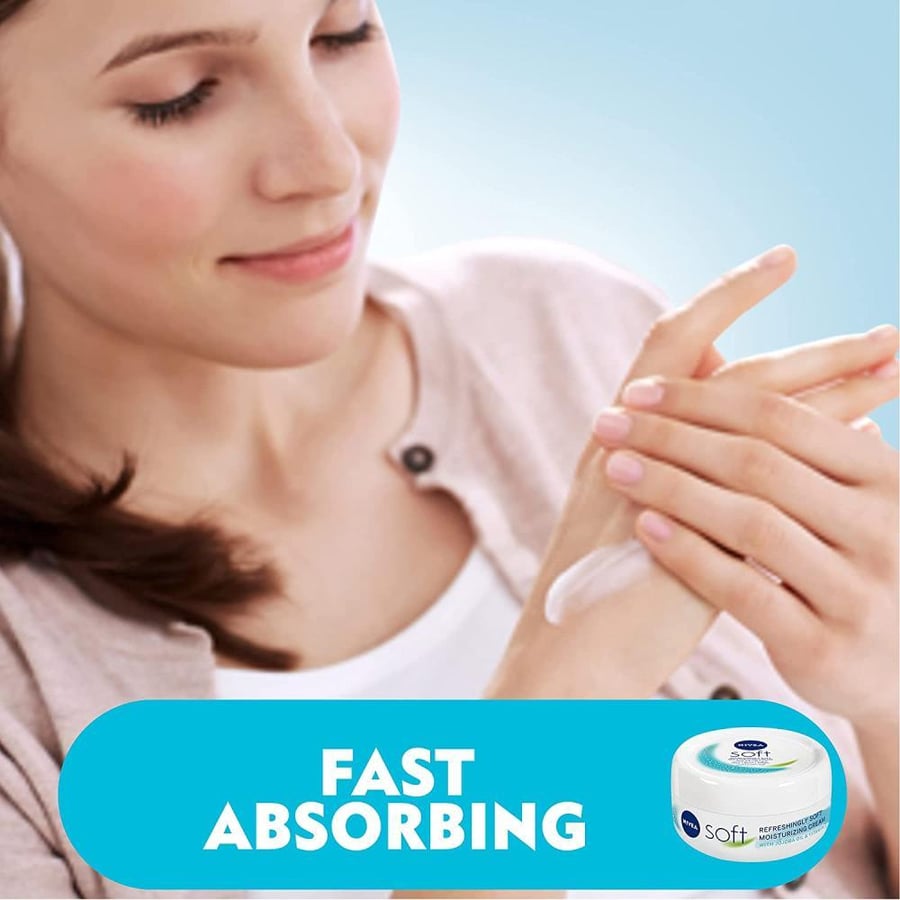 نيفيا كريم مرطب ناعم ومنعش 50مل NIVEA SOFT REFRESHING MOISTURIZING CREAM 50ML 7269