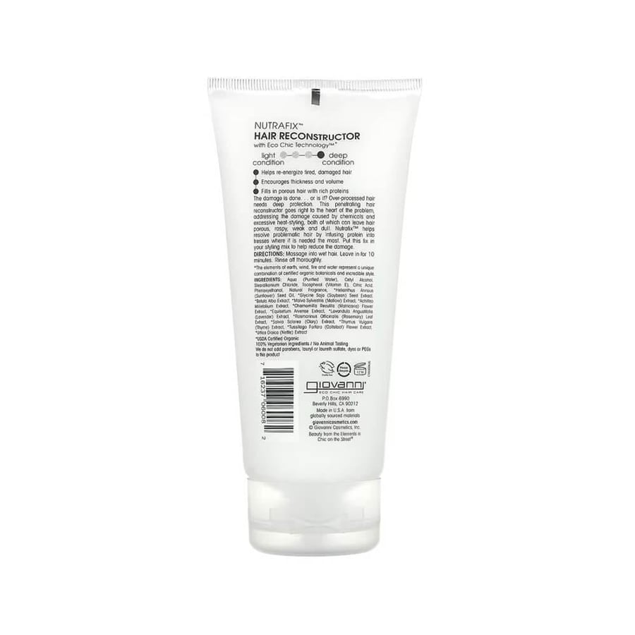 جيوفاني كريم مرطب 201مل للشعر التالف GIOVANNI HAIR CREAM RECONSTRUCTOR 201ML DEEPLY MOISTURIZER (0082)
