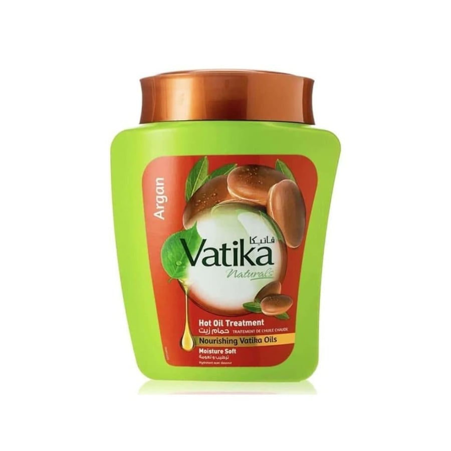 فاتيكا حمام زيت بالارجان المغربي 1 كجم VATIKA HOT OIL TREATMENT 1 KG ARGAN (709971)