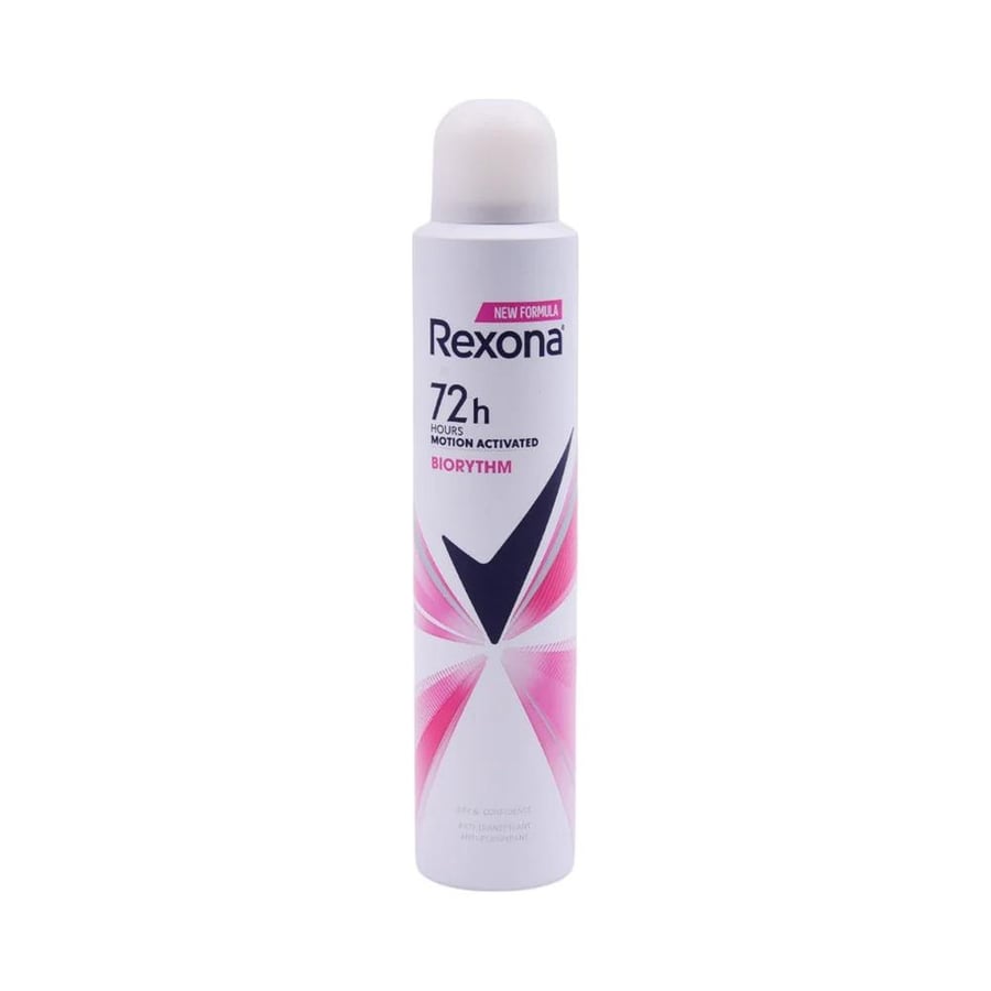 ريكسونا بخاخ 200مل بيوسم انجليزي REXONA SPRAY 200 ML -EN BIORYTHM (61725)+9788 +049656