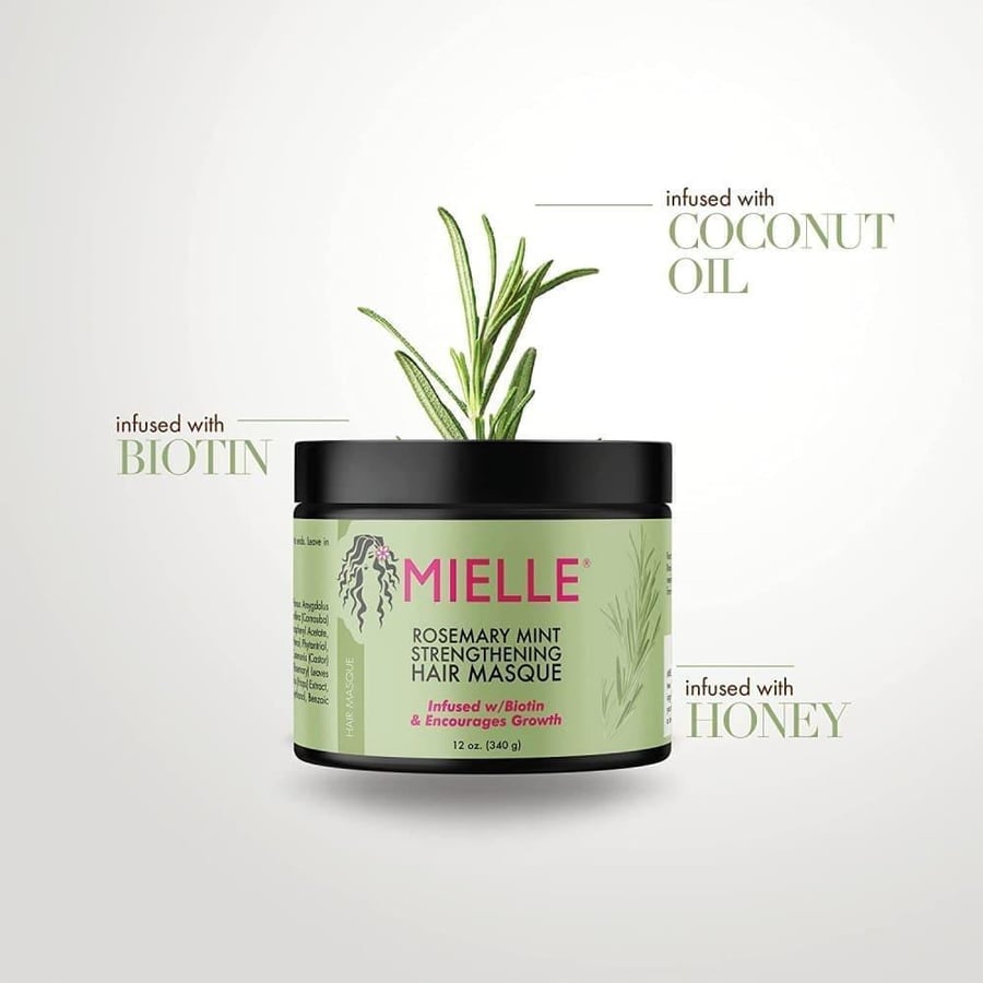 ميلي قناع 340 جم اكليل الجبل نعناع MIELLE MASK 340 GM ROSEMARY MINT -2006763