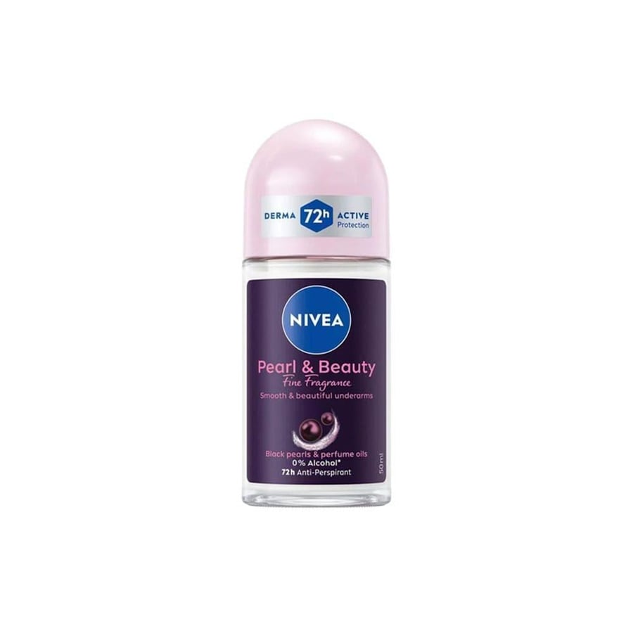 نيفيا مزيل عرق رول بيرل بيوتي رجالي 50مل NIVEA ROLL ON 50 ML PEARL BEAUTY MEN 2697