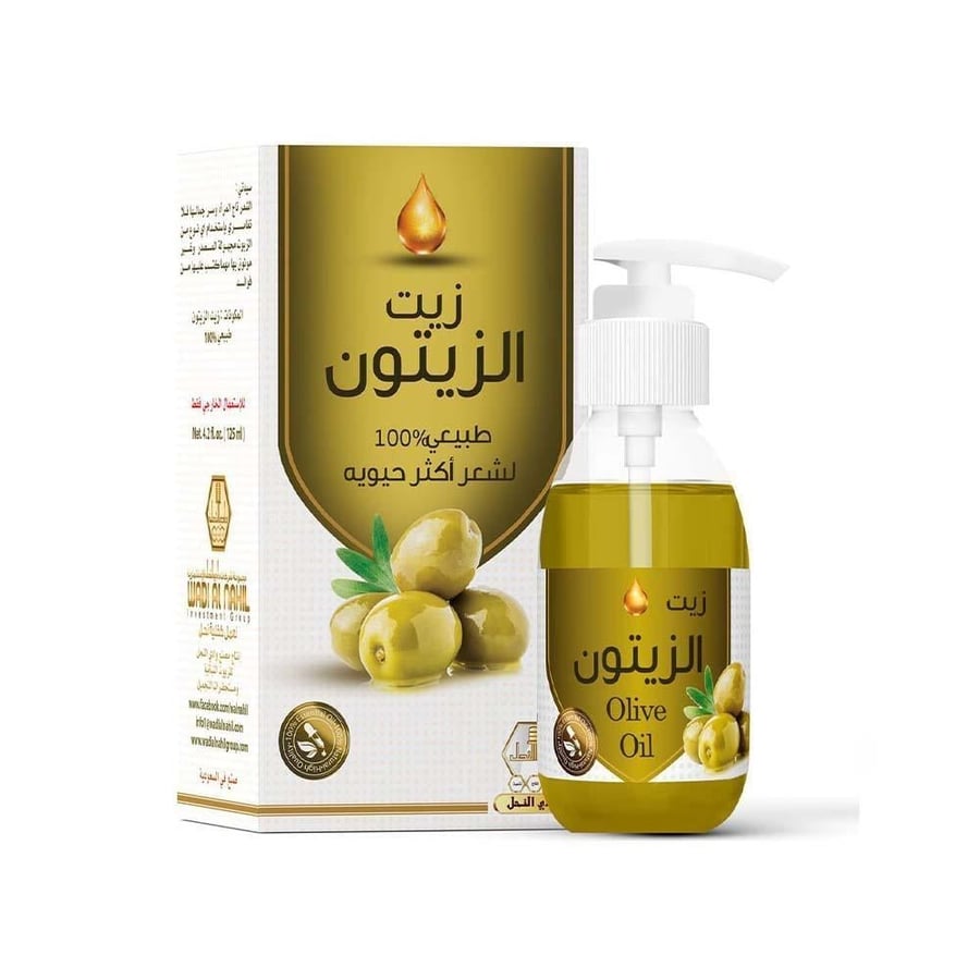 وادي النحل زيت الزيتون 125مل WADI AL NAHIL--OLIVE OIL 125ML (0251)