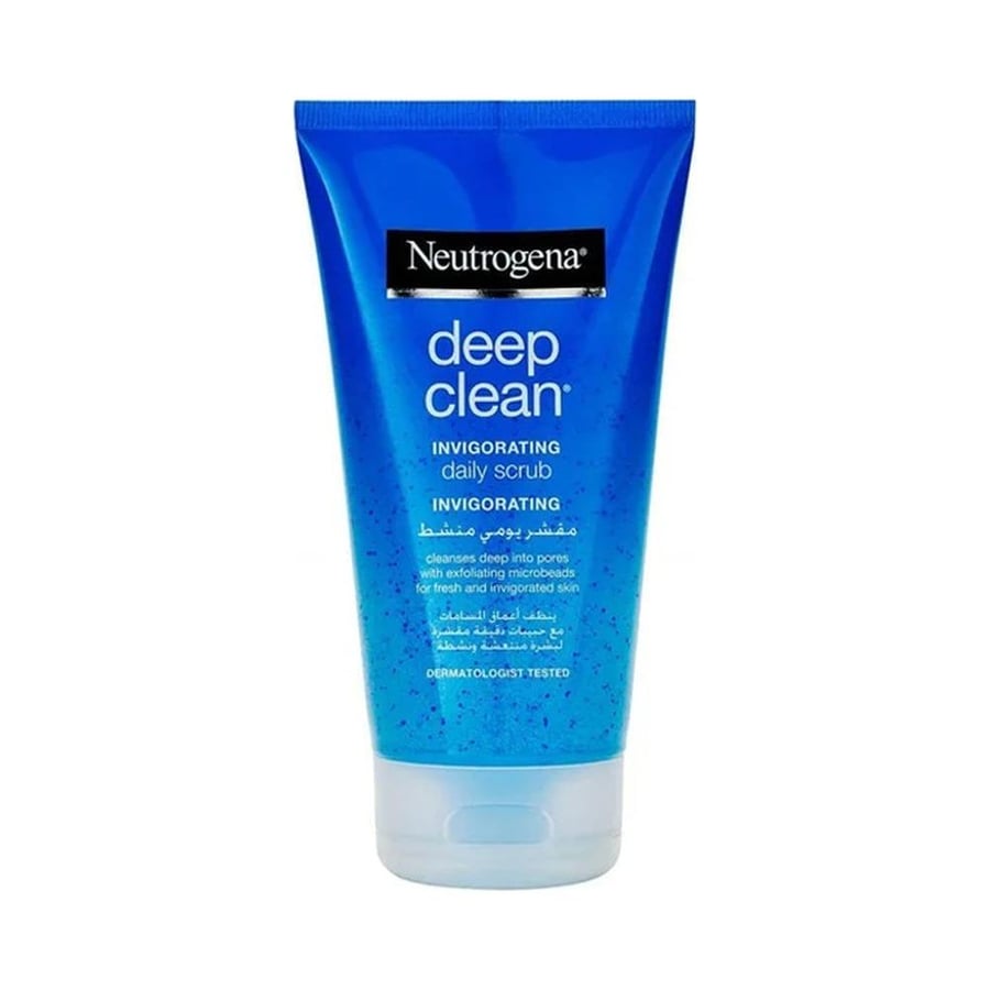 نيتروجينا مقشر يومي منشط عميق المفعول 150مل NEUTROGENA DEEP CLEAN INVIGORATING DAILY SCRUB 150ML(372526)