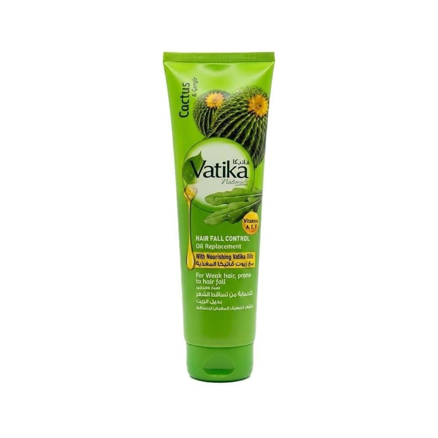 فاتيكا بديل الزيت 300 مل للحماية من التساقط بالصبار والجرجير VATIKA OIL REPLACEMENT 300ML HAIR FALL CONTROL CACTUS GERGIR - 1833