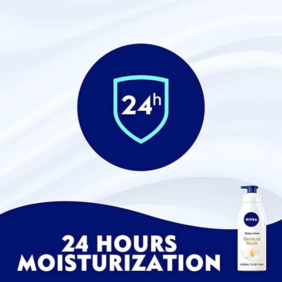 نيفيا لوشن للجسم 400 مل ترطيب وعنايه بالمسك NIVEA BODY LOTION 400ML SENSUAL MUSK  4514