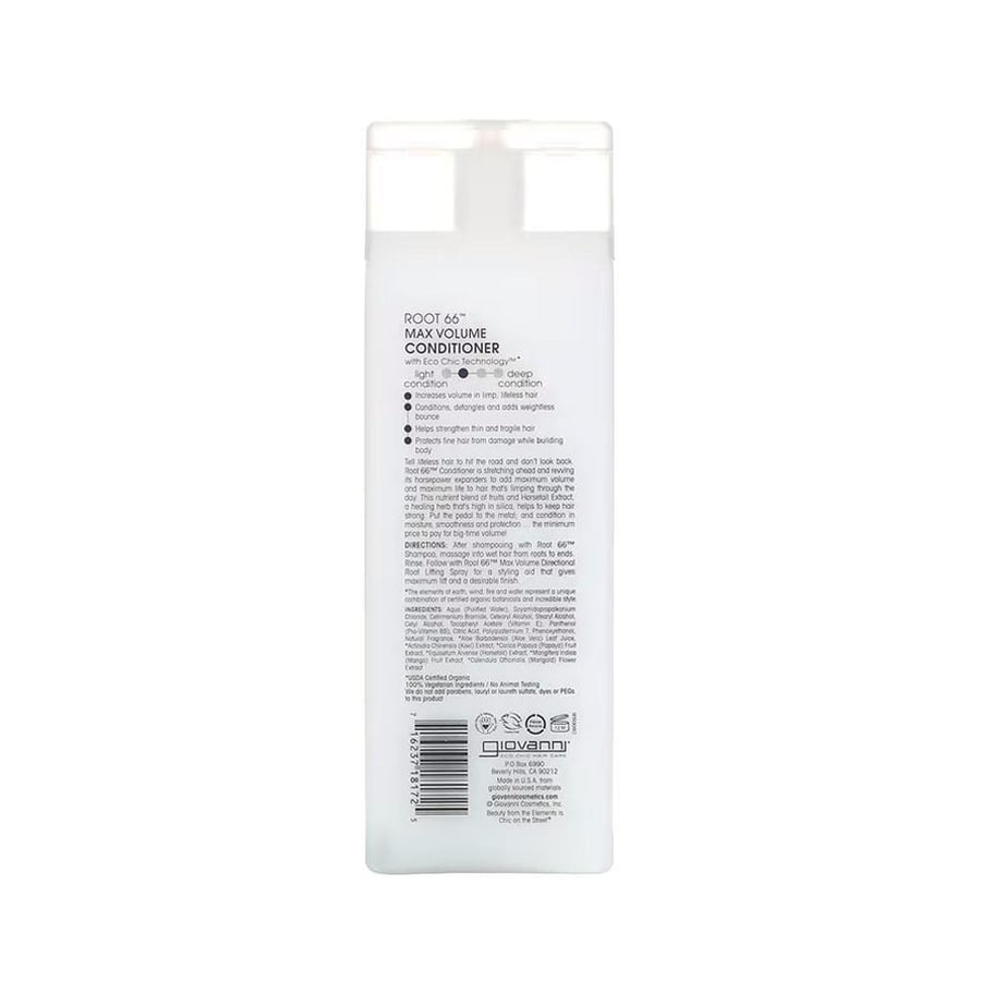 جيوفاني بلسم 250مل ماكس فوليوم روت 66 GIOVANNI CONDITIONER 250ML MAX VOLUME ROOT 66 (1725)