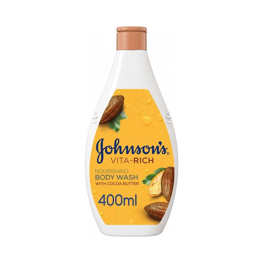 جونسون سائل الاستحمام بزبده الكاكاو 400مل JOHNSON BODY WASH COCOA BUTTER 400ML 96128