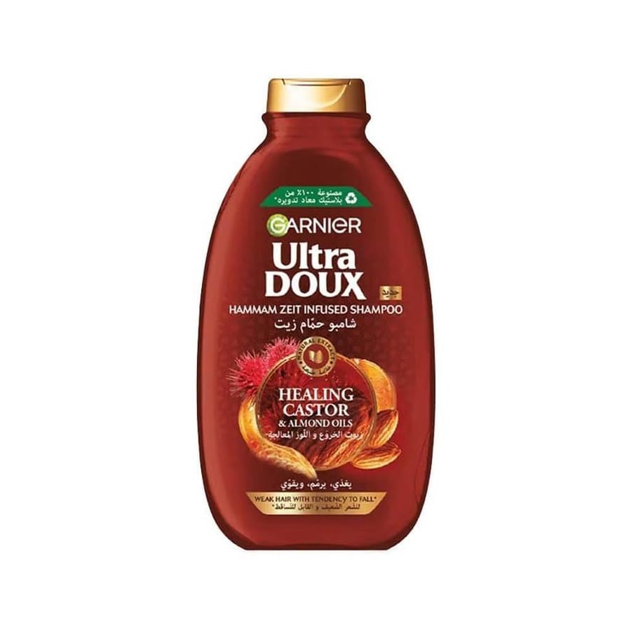 الترا دوكس شامبو بزيت الخروع واللوز 400مل GARNIER ULTRA DOUX SHAMPOO 400 ML CASTOR&ALMOND (78781)