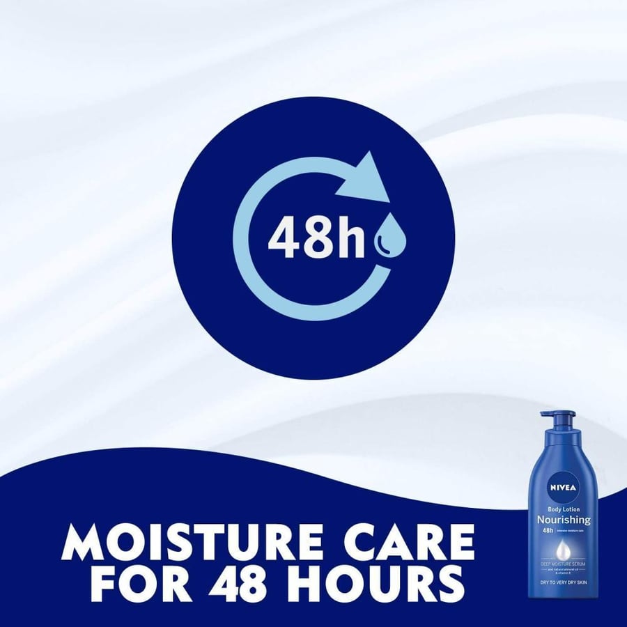 نيفيا لوشن للجسم 625 مل عنايه مركزه ومرطبه مغذي NIVEA BODY LOTION 625ML NOURISHING ALMOND OIL 13196