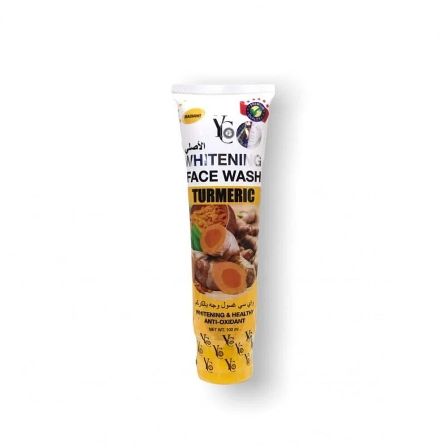 واي سي غسول الوجه 100مل مبيض بالكركم YC WHITENING FACE WASH 100ML TURMERIC (508493)
