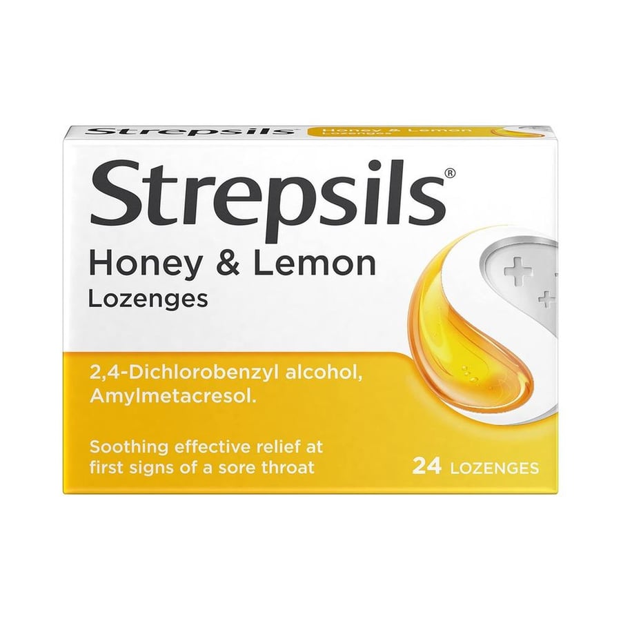 ستريبسيلز العسل والليمون STREPSILS HONEY & LEMON --24LZ