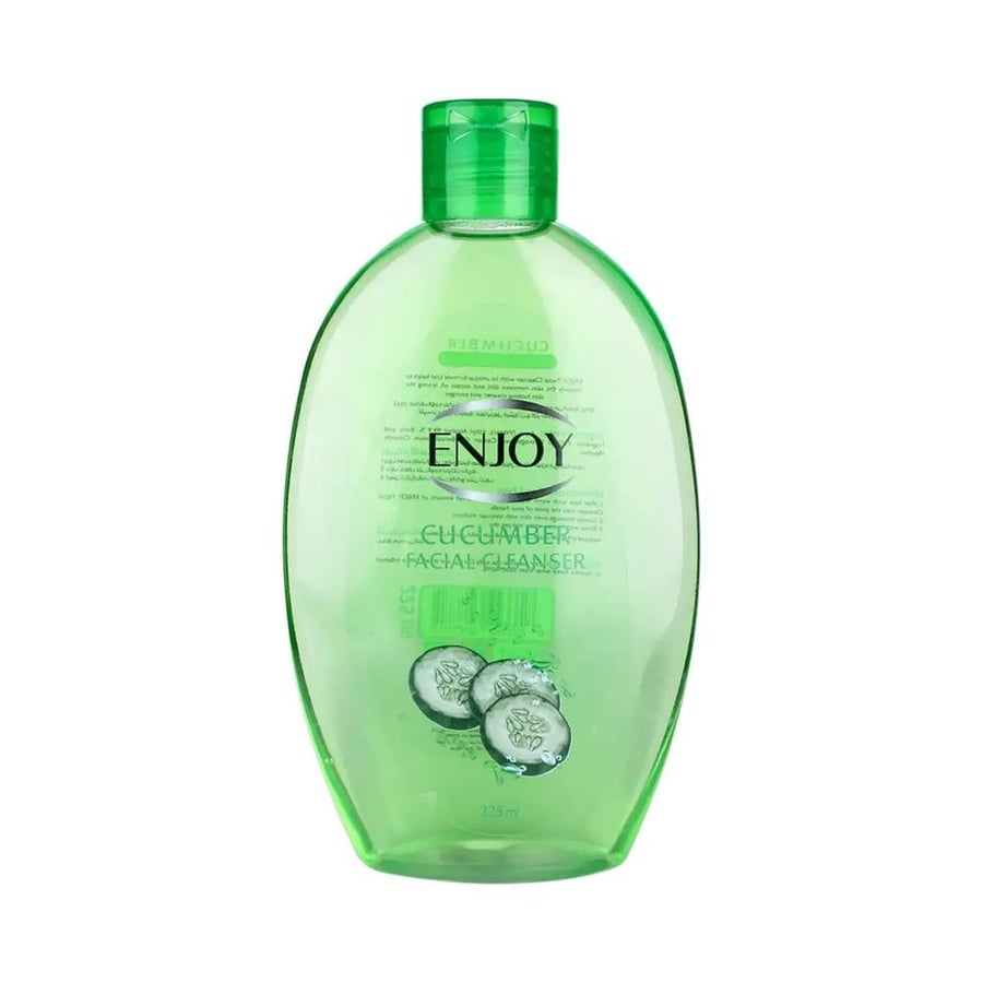 انجوى منظف الوجة بالخيار 225 مل 225-ملي لتر ENJOY CUCUMBER FACIAL CLEANSER 225ML 225ML