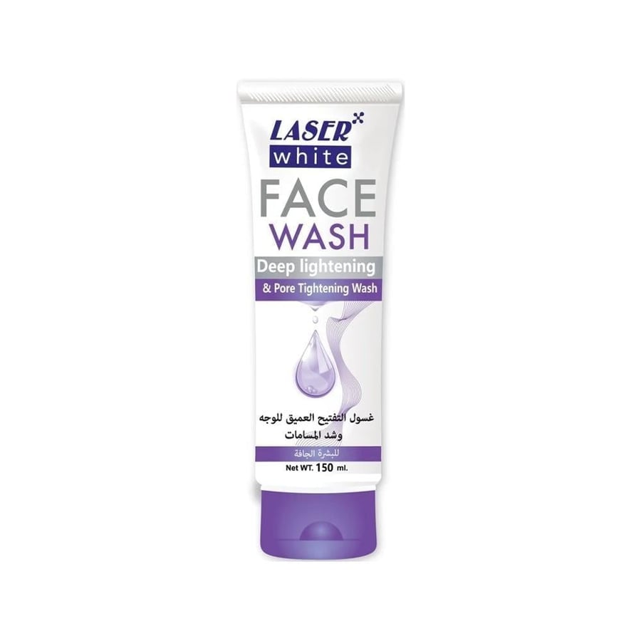 ليزر وايت غسول الوجه 150 مل للبشرة الجافة LASER WHITE FACE WASH 150 ML DRY SKIN -12377