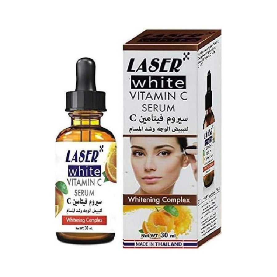 ليزر وايت سيرم الجلوتاثيون 30مل لتفتيح الوجه وشد المسام LASER WHITE GLUTATHIONE SERUM 30ML FOR FACE LIGHTENING (505171)
